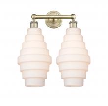 Innovation Lighting 616-2W-AB-G671-8 - Cascade - 2 Light - 17 inch - Antique Brass - Bath Vanity Light
