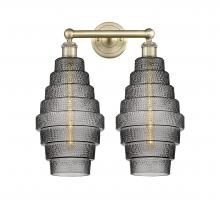 Innovation Lighting 616-2W-AB-G673-8 - Cascade - 2 Light - 17 inch - Antique Brass - Bath Vanity Light