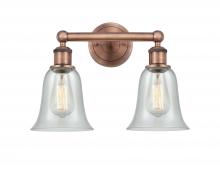 Innovation Lighting 616-2W-AC-G2812 - Hanover - 2 Light - 15 inch - Antique Copper - Bath Vanity Light