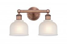 Innovation Lighting 616-2W-AC-G411 - Dayton - 2 Light - 15 inch - Antique Copper - Bath Vanity Light