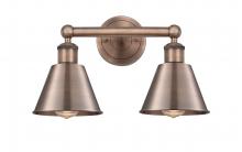 Innovation Lighting 616-2W-AC-M8-AC - Smithfield - 2 Light - 16 inch - Antique Copper - Bath Vanity Light
