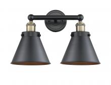 Innovations Lighting 616-2W-BAB-M13-BK - Edison - 2 Light - 17 inch - Black Antique Brass - Bath Vanity Light