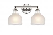 Innovation Lighting 616-2W-PN-G411 - Dayton - 2 Light - 15 inch - Polished Nickel - Bath Vanity Light