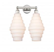 Innovation Lighting 616-2W-PN-G671-8 - Cascade - 2 Light - 17 inch - Polished Nickel - Bath Vanity Light