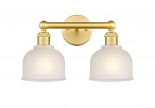 Innovation Lighting 616-2W-SG-G411 - Dayton - 2 Light - 15 inch - Satin Gold - Bath Vanity Light