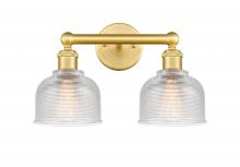 Innovation Lighting 616-2W-SG-G412 - Dayton - 2 Light - 15 inch - Satin Gold - Bath Vanity Light