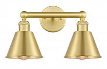 Innovation Lighting 616-2W-SG-M8-SG - Smithfield - 2 Light - 16 inch - Satin Gold - Bath Vanity Light