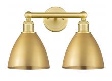 Innovation Lighting 616-2W-SG-MBD-75-SG - Bristol - 2 Light - 17 inch - Satin Gold - Bath Vanity Light