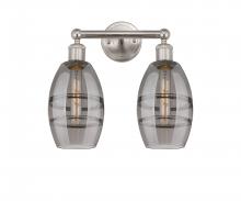 Innovation Lighting 616-2W-SN-G557-6SM - Vaz - 2 Light - 15 inch - Brushed Satin Nickel - Bath Vanity Light