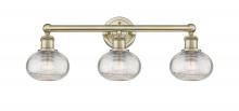 Innovation Lighting 616-3W-AB-G555-6CL - Ithaca - 3 Light - 24 inch - Antique Brass - Bath Vanity Light