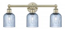 Innovation Lighting 616-3W-AB-G559-5BL - Bridal Veil - 3 Light - 23 inch - Antique Brass - Bath Vanity Light