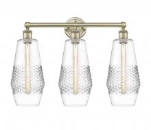 Innovation Lighting 616-3W-AB-G682-7 - Windham - 3 Light - 25 inch - Antique Brass - Bath Vanity Light