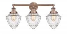 Innovation Lighting 616-3W-AC-G664-7 - Bullet - 3 Light - 24 inch - Antique Copper - Bath Vanity Light
