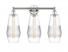 Innovation Lighting 616-3W-PN-G682-7 - Windham - 3 Light - 25 inch - Polished Nickel - Bath Vanity Light