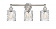 Innovation Lighting 616-3W-SN-G112C-5CL - Cobbleskill - 3 Light - 23 inch - Brushed Satin Nickel - Bath Vanity Light