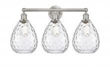 Innovation Lighting 616-3W-SN-G372 - Waverly - 3 Light - 26 inch - Brushed Satin Nickel - Bath Vanity Light