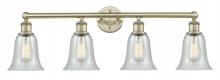 Innovation Lighting 616-4W-AB-G2812 - Hanover - 4 Light - 33 inch - Antique Brass - Bath Vanity Light