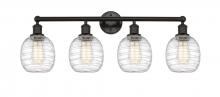 Innovation Lighting 616-4W-OB-G1013 - Belfast - 4 Light - 33 inch - Oil Rubbed Bronze - Bath Vanity Light