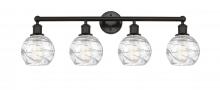 Innovation Lighting 616-4W-OB-G1213-6 - Athens Deco Swirl - 4 Light - 33 inch - Oil Rubbed Bronze - Bath Vanity Light