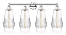 Innovation Lighting 616-4W-PN-G682-7 - Windham - 4 Light - 34 inch - Polished Nickel - Bath Vanity Light