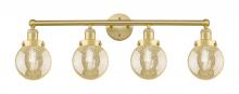 Innovation Lighting 616-4W-SG-G208-6 - Beacon - 4 Light - 33 inch - Satin Gold - Bath Vanity Light
