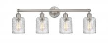 Innovation Lighting 616-4W-SN-G112C-5CL - Cobbleskill - 4 Light - 32 inch - Brushed Satin Nickel - Bath Vanity Light
