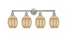 Innovation Lighting 616-4W-SN-G459-6ME - Preston Bulb - 4 Light - 33 inch - Brushed Satin Nickel - Bath Vanity Light