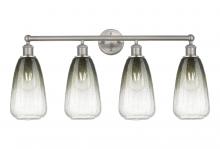 Innovation Lighting 616-4W-SN-G480-6SL - Brookhaven Almond - 4 Light - 33 inch - Brushed Satin Nickel - Bath Vanity Light