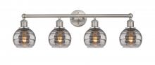 Innovation Lighting 616-4W-SN-G556-6SM - Rochester - 4 Light - 33 inch - Brushed Satin Nickel - Bath Vanity Light