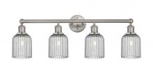 Innovation Lighting 616-4W-SN-G559-5SM - Bridal Veil - 4 Light - 32 inch - Brushed Satin Nickel - Bath Vanity Light
