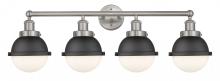 Innovation Lighting 616-4W-SN-HFS-61-BK - Edison - 4 Light - 34 inch - Satin Nickel - Bath Vanity Light