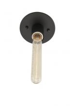 Innovation Lighting 622-1F-BK - Karima - 1 Light - 5 inch - Matte Black - Flush Mount