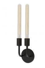 Innovation Lighting 622-2W-BK - Karima - 2 Light - 5 inch - Matte Black - Sconce