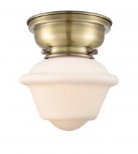 Innovations Lighting 623-1F-AB-G531 - Oxford - 1 Light - 8 inch - Antique Brass - Flush Mount