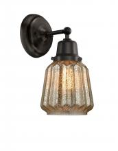 Innovation Lighting 623-1W-BK-G146 - Chatham - 1 Light - 7 inch - Matte Black - Sconce