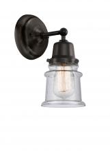 Innovation Lighting 623-1W-BK-G184S - Canton - 1 Light - 5 inch - Matte Black - Sconce