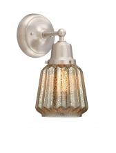 Innovation Lighting 623-1W-SN-G146 - Chatham - 1 Light - 7 inch - Brushed Satin Nickel - Sconce