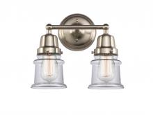 Innovation Lighting 623-2W-SN-G182S - Canton - 2 Light - 13 inch - Brushed Satin Nickel - Bath Vanity Light