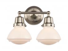 Innovation Lighting 623-2W-SN-G321 - Olean - 2 Light - 15 inch - Brushed Satin Nickel - Bath Vanity Light