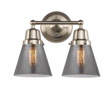 Innovation Lighting 623-2W-SN-G63 - Cone - 2 Light - 14 inch - Brushed Satin Nickel - Bath Vanity Light