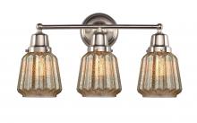 Innovation Lighting 623-3W-SN-G146 - Chatham - 3 Light - 22 inch - Brushed Satin Nickel - Bath Vanity Light