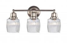 Innovation Lighting 623-3W-SN-G302 - Colton - 3 Light - 22 inch - Brushed Satin Nickel - Bath Vanity Light