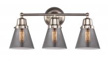 Innovation Lighting 623-3W-SN-G63 - Cone - 3 Light - 22 inch - Brushed Satin Nickel - Bath Vanity Light