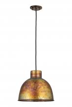 Innovation Lighting 650-1P-BC-14 - Charita - 1 Light - 14 inch - Burnt Copper - Cord hung - Pendant