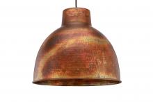 Innovation Lighting 650-1P-BC-16 - Charita - 1 Light - 16 inch - Burnt Copper - Cord hung - Pendant