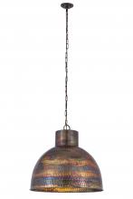 Innovation Lighting 650-3P-BC-24 - Charita - 3 Light - 24 inch - Burnt Copper - Cord hung - Pendant