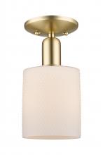 Innovation Lighting 716-1C-CB-G111 - Cobbleskill - 1 Light - 5 inch - Champagne Bronze - Semi-Flush Mount