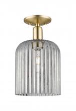 Innovation Lighting 716-1C-CB-G559-8SM - Bridal Veil - 1 Light - 8 inch - Champagne Bronze - Semi-Flush Mount