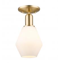 Innovation Lighting 716-1C-CB-G651-6 - Cindyrella - 1 Light - 6 inch - Champagne Bronze - Semi-Flush Mount