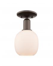 Innovation Lighting 716-1C-OB-G101 - Belfast - 1 Light - 6 inch - Oil Rubbed Bronze - Semi-Flush Mount